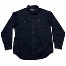 Russel Wrangler Workwear Navy Long Sleece Shirt