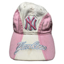 New York Yankees Vintage White and Pink Baseball Cap