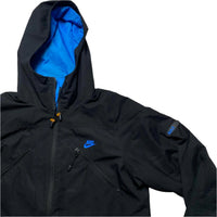 Nike Air Max LTD Black and Blue Vintage Windbreaker Tracksuit Jacket (M)