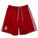 Liverpool Vintage Adidas Climacool Red and White Football Shorts (L)