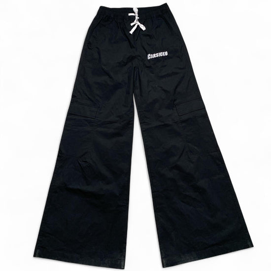 Carsicko Baggy Cargo Snopant Black and White Trousers (M)
