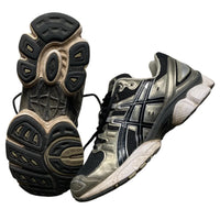 ASICS Gel Nimbus 9 trainers black and silver (UK 9.5)