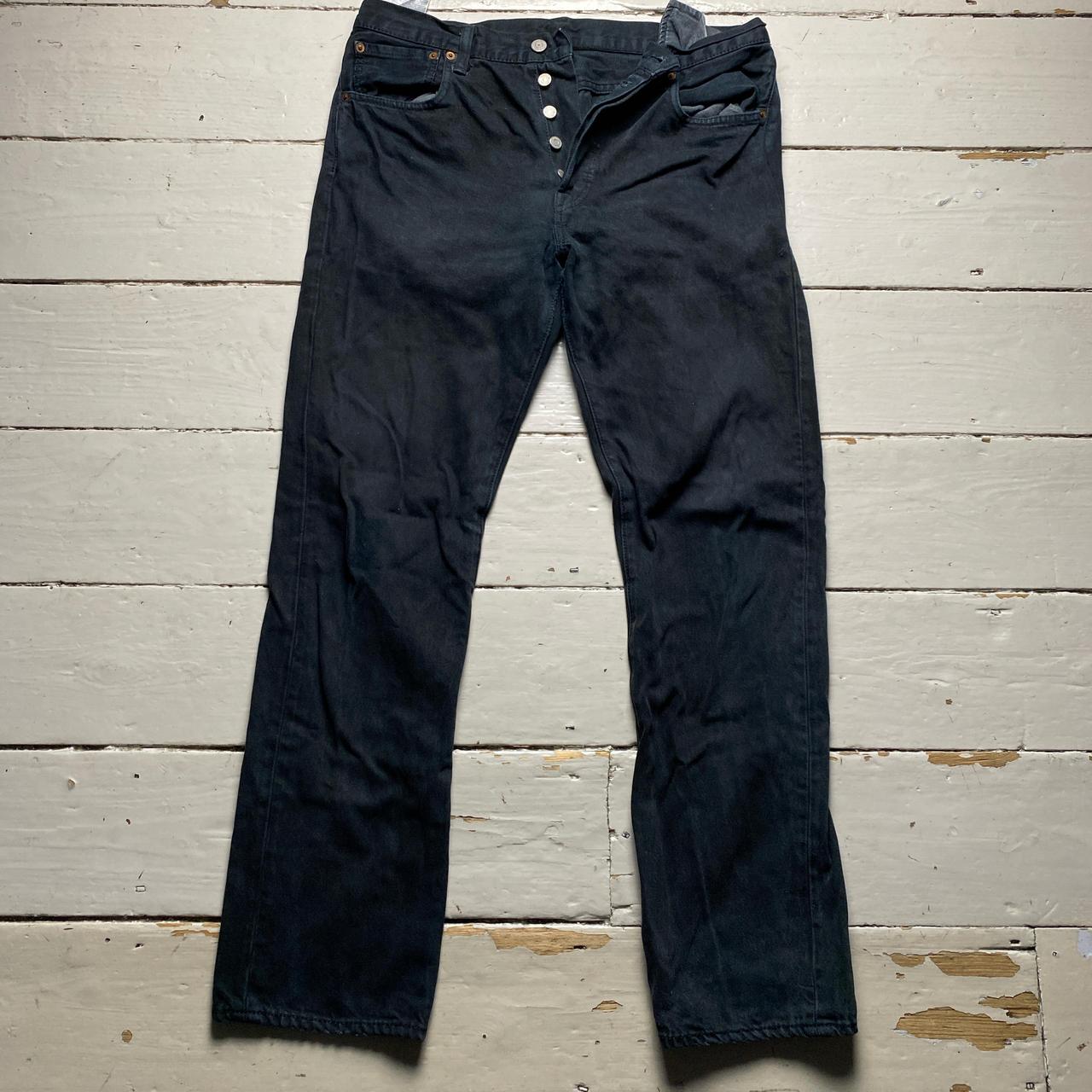 Levis 501 Black Baggy Jeans