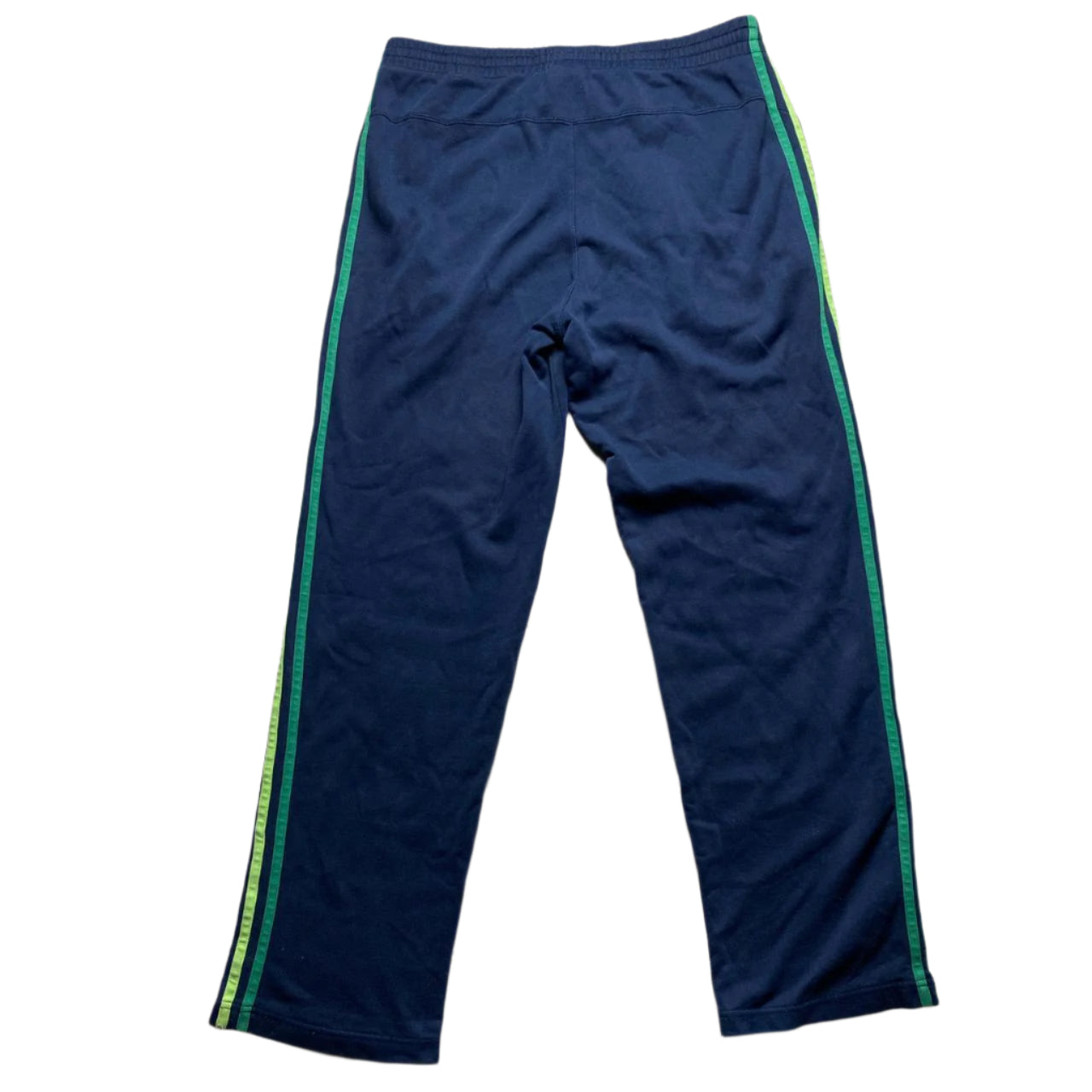 Adidas Performance Essentials Navy Triple Green Stripes Full Tracksuit (M)