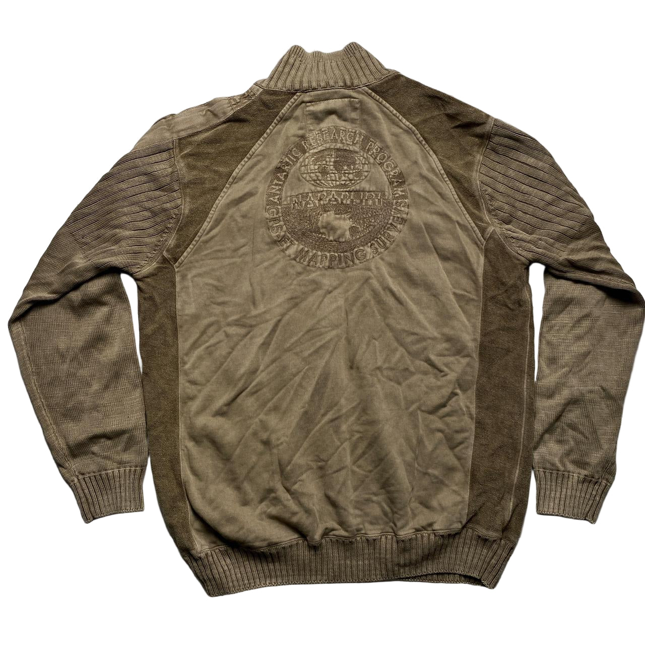 Napapijri Brown Sand Zip Jumper (XL)