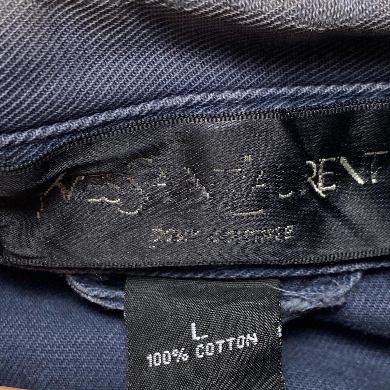 Yves Saint Laurent YSL Vintage Navy and Yellow Harrington Bomber Jacket (L)