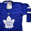 Toronto Maple Leafs Blue and White Hockey NHL Jersey (L)