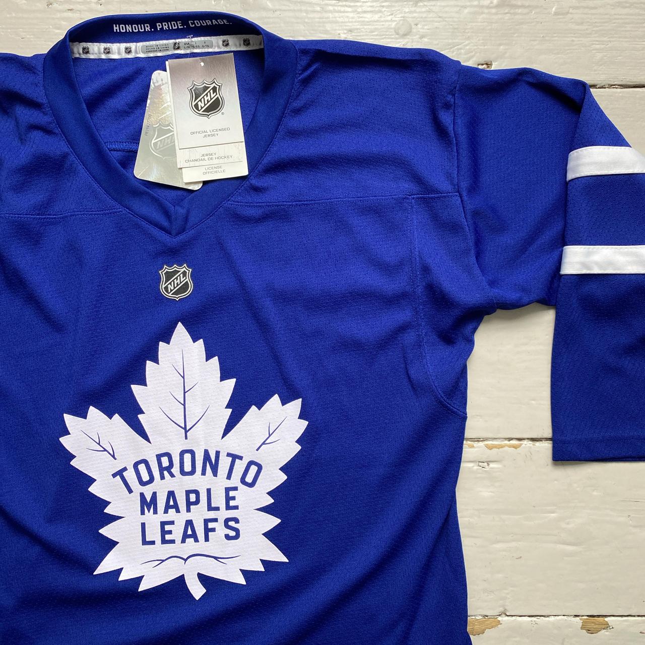 Toronto Maple Leafs Blue and White Hockey NHL Jersey