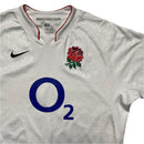 Nike England Rugby O2 2007/08 Vintage Jersey White and Red (M)