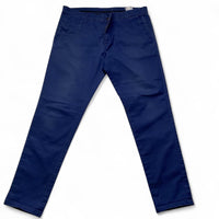Carhartt Sid Pant Blue Slim Straight Trousers (38W)