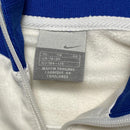 Nike Vintage White and Blue y2k Tracksuit Jacket (XL)