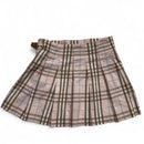 Burberry Brit Vintage y2k Pink Brown and Blue Pleated Skirt (8)