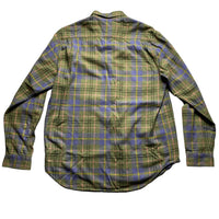 Supreme Plaid Checked Shirt Green Pink and Blue (L)