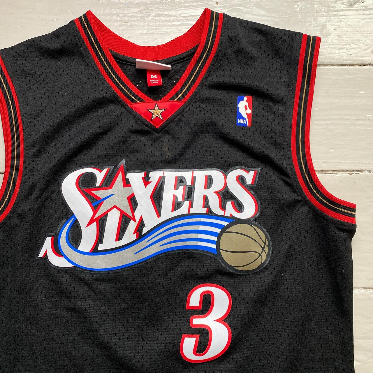 Philadelphia 76ers Sixers Iverson NBA Mitchell and Ness Basketball Jersey