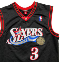 Philadelphia 76ers Sixers Iverson NBA Mitchell and Ness Basketball Jersey (M)