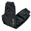 Nike Vintage Spellout Grey and White Shell Baggy Trackpant Bottoms (S)