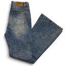 Balenciaga Unisex Blue Flared Baggy Jeans (2XS)