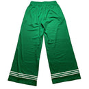 Adidas Green and White Baggy Flare Joggers (UK 18)
