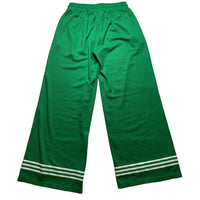 Adidas Green and White Baggy Flare Joggers (UK 18)