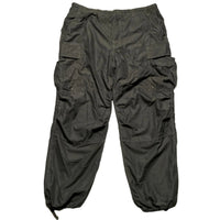GAP Vintage Khaki Green Baggy Lightweight Snopant Nylon Cargo Trousers (L)