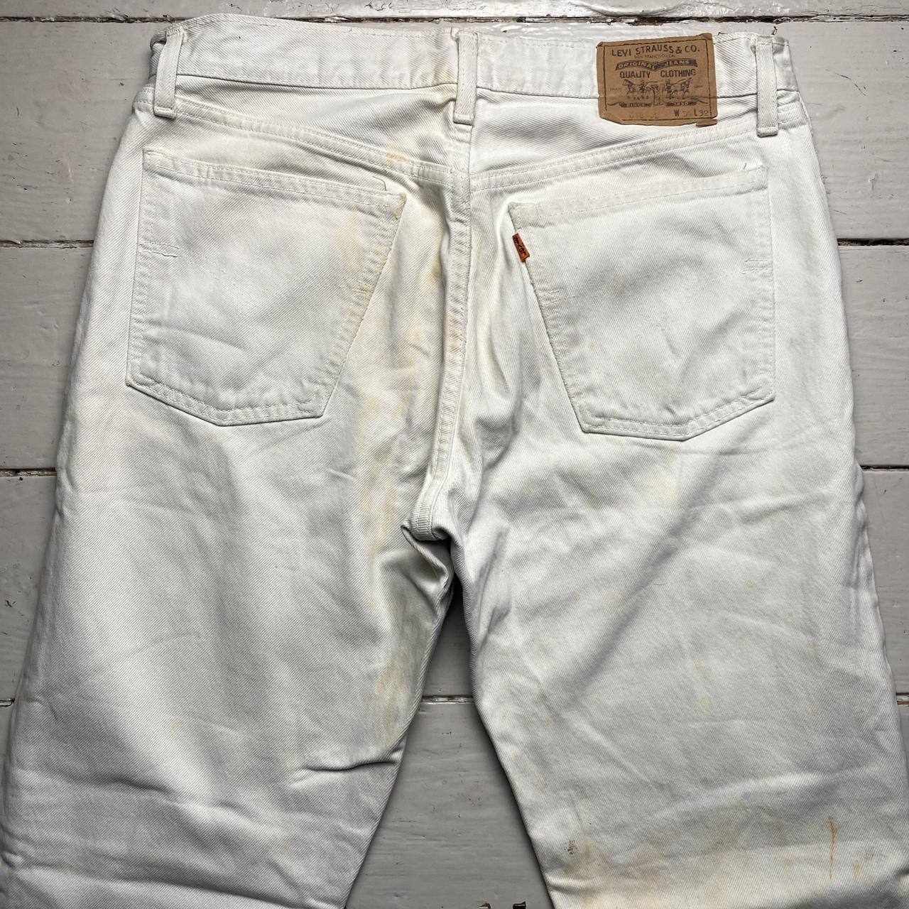 Levis 618 02 Vintage White Jeans