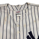 New York Yankees Vintage 90’s y2k White and Navy Pinstripe Baseball Jersey (XL)