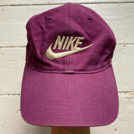 Nike Cream Swoosh Purple Cap