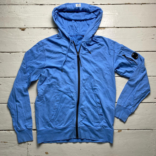 CP Company Light Blue Arm Goggle Hoodie