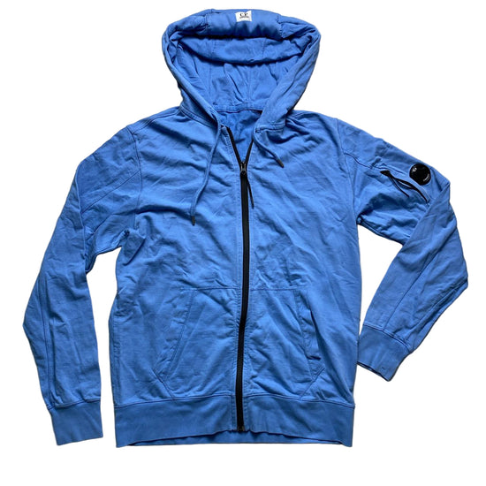 CP Company Light Blue Arm Goggle Hoodie (L)