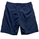 Nike Vintage y2k Navy Red and White Swoosh Shell Trackpant Shorts (XL)