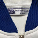 Vintage 80’s White and Blue Trakman Tracksuit Jacket (M)
