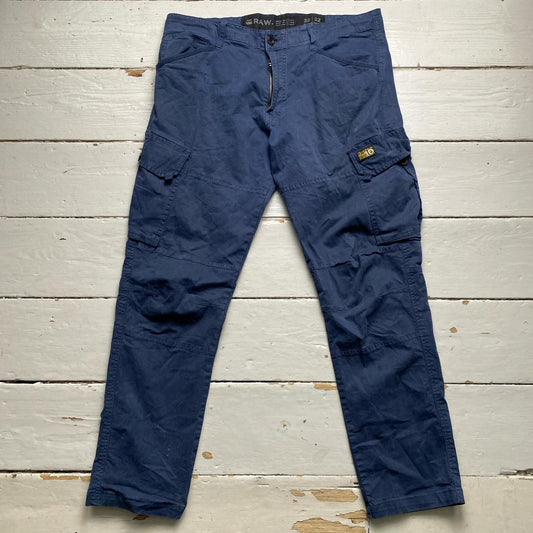 G Star Vintage Navy Cargo Combat Trousers