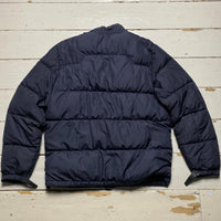 Ralph Lauren Polo Navy and Red Pony Puffer Coat (L)