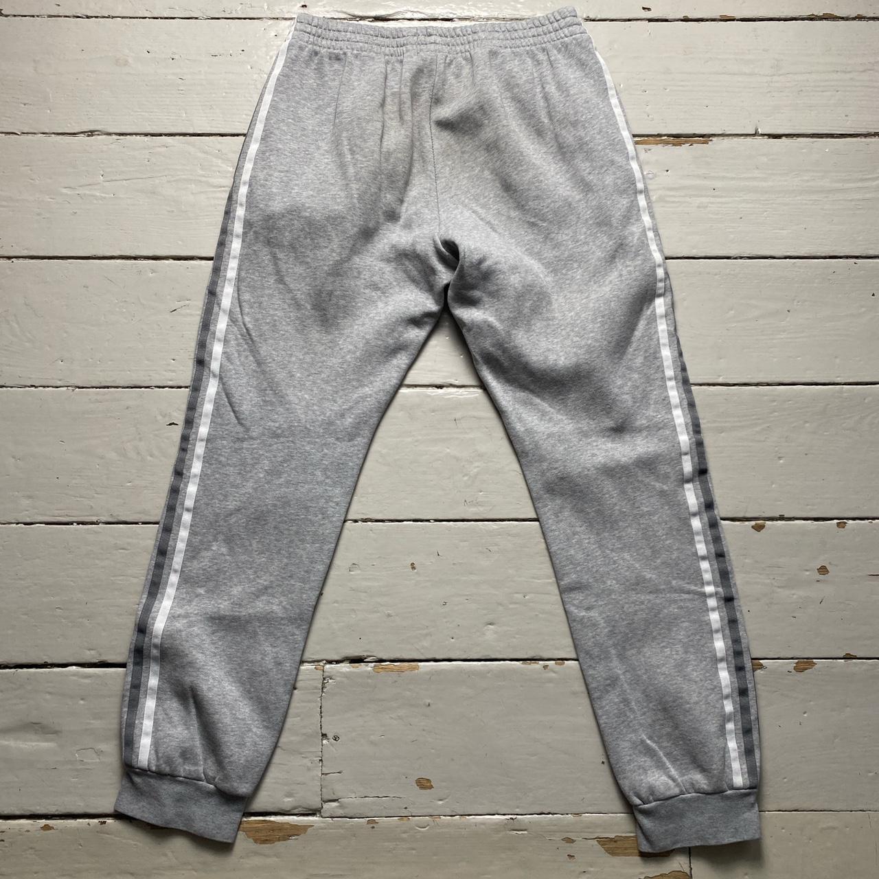 Adidas Grey Tri Stripe Joggers