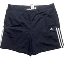 Adidas Navy and White Shell Shorts (XL)