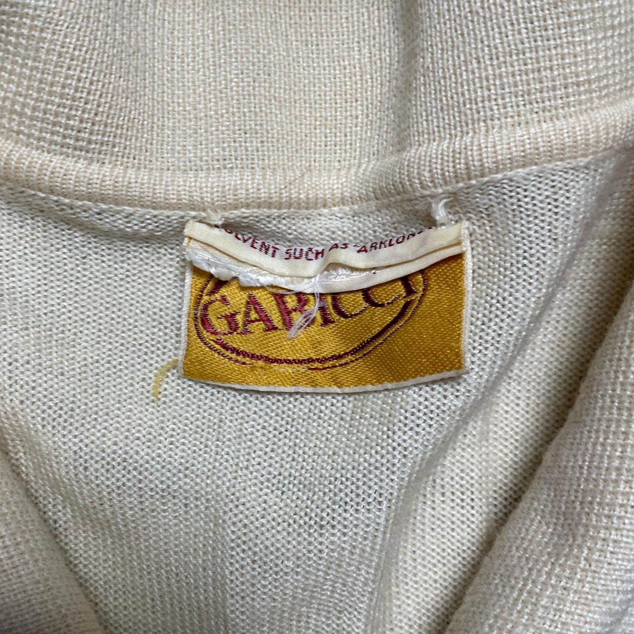 Gabicci Vintage Cream Long Sleeve Button Up Jumper