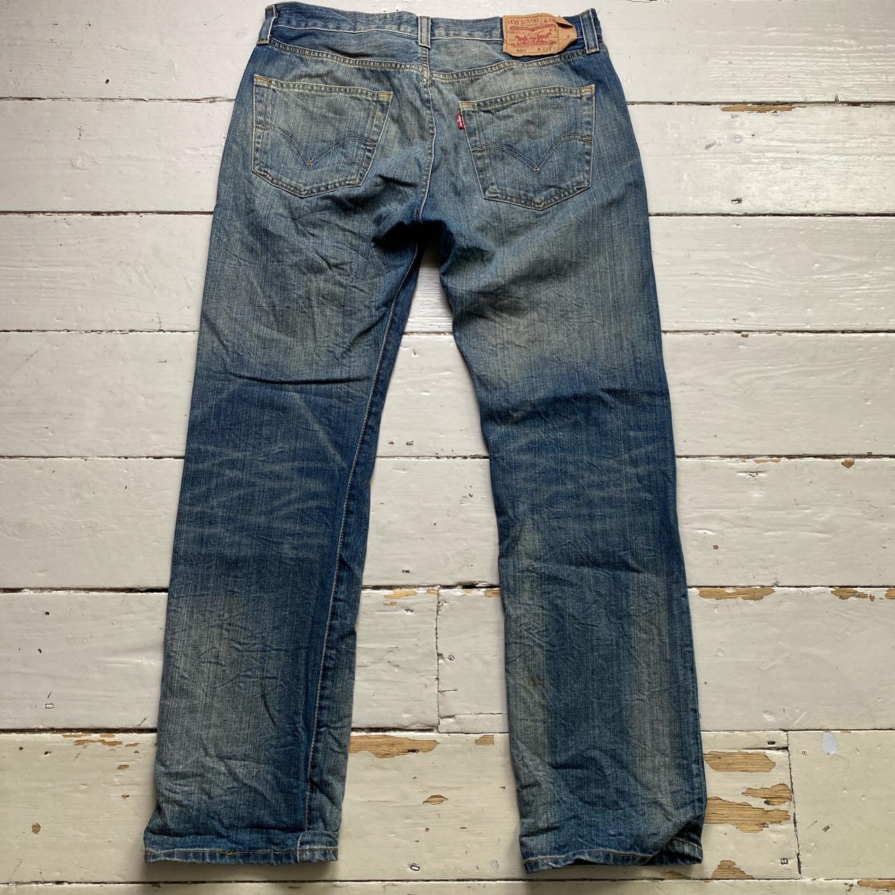 Levis 501 Vintage Blue Stonewash Jeans