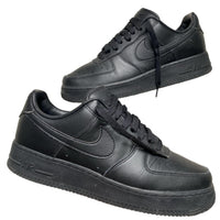Nike Air Force 1 Black Fresh Premium Leather (UK 8)