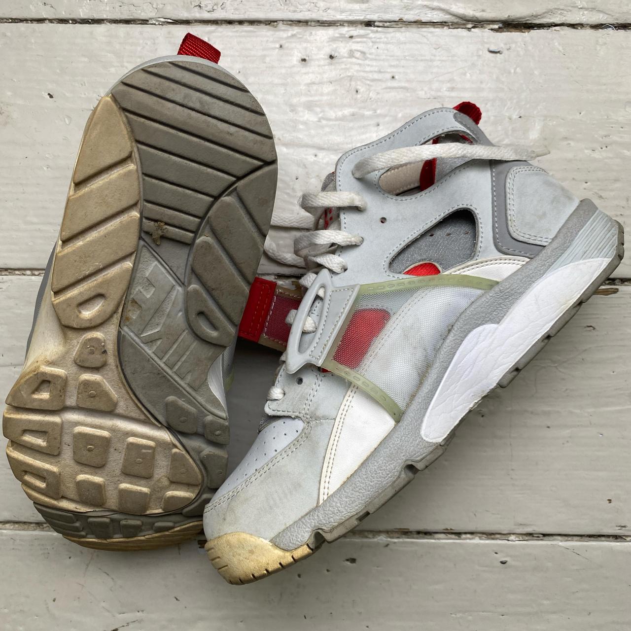 Nike Air Huarache High White and Red 2015