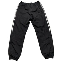 Adidas Black and White Trackpant Baggy Bottoms (L)