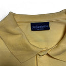 YSL Yves Saint Laurent Vintage 90’s Long Sleeve Yellow Polo Shirt (L)