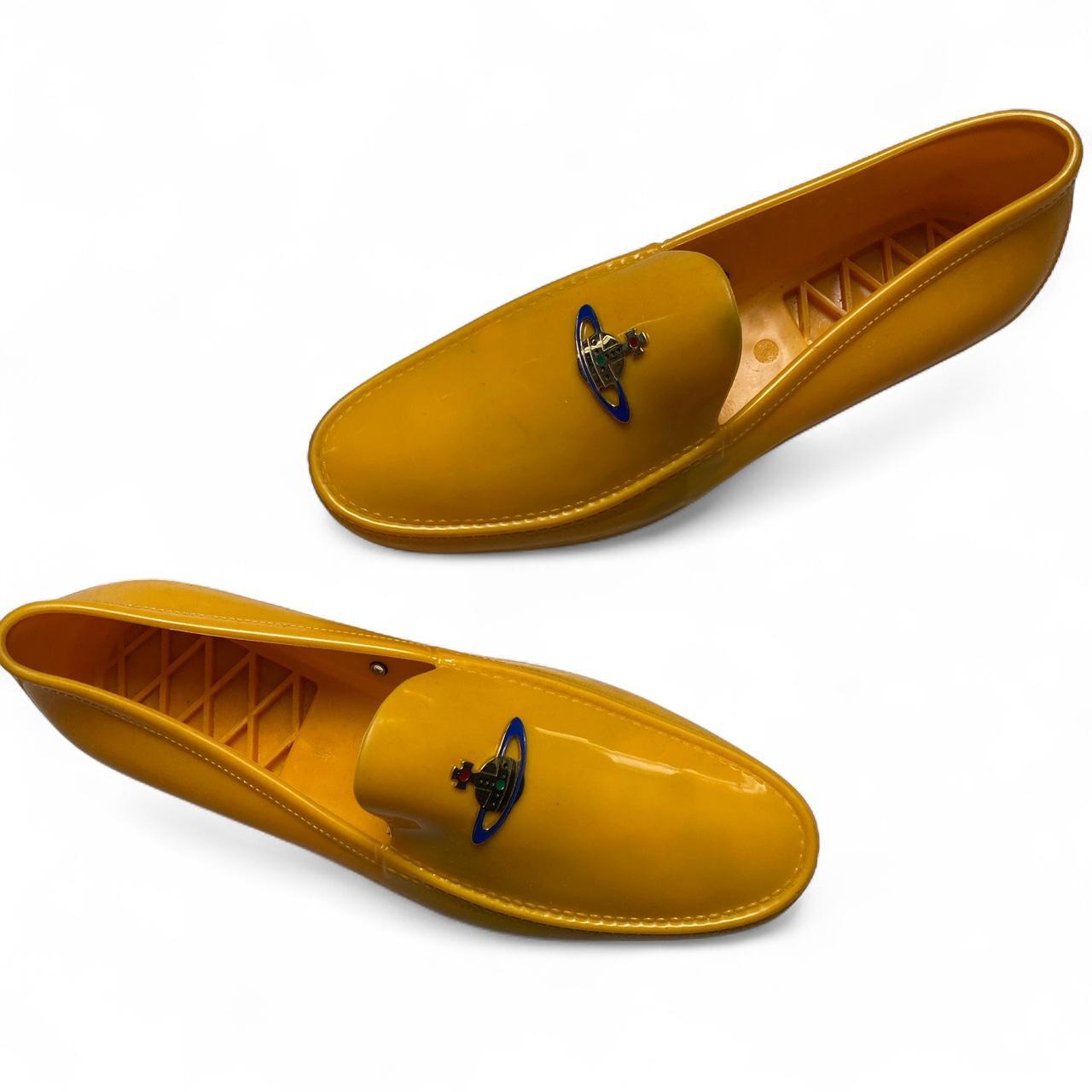 Vivienne Westwood Rubber Yellow Loafers (UK 11)