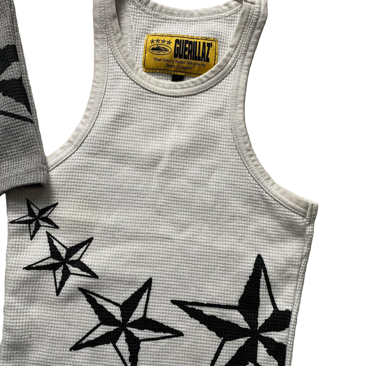 Corteiz 4 Stars Tank Crop Tops Vest (S/M)