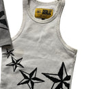 Corteiz 4 Stars Tank Crop Tops Vest (S/M)