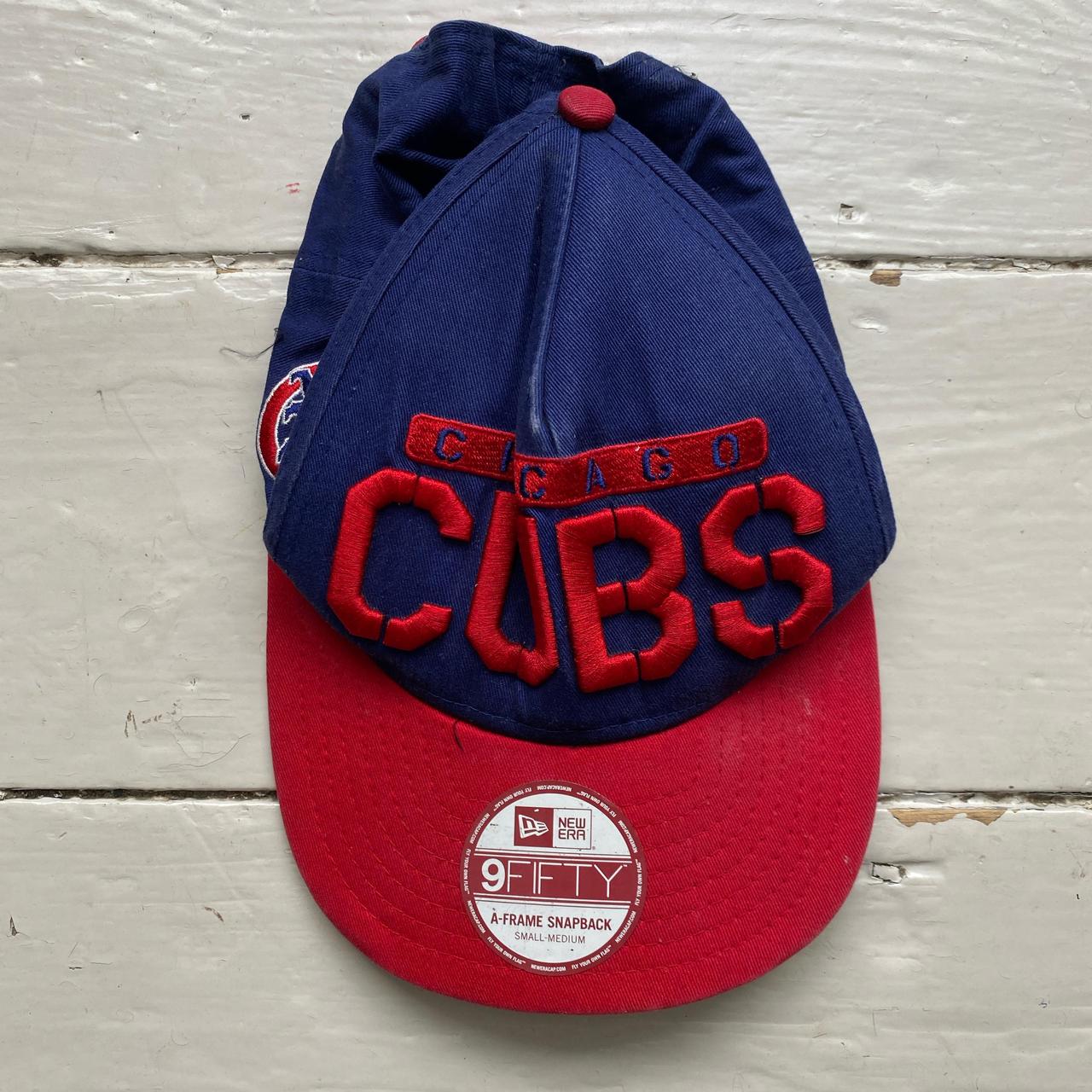 Chicago Cubs Blue and Red Snapback Cap