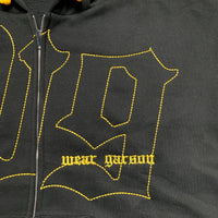 W9 Black n Yellow Zip Hoodie (S/M/L/XL)