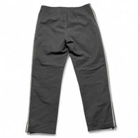 Adidas Grey and White Shell Trackpant Bottoms (L)