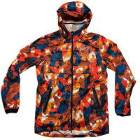 Nike Running Shield Ghost Orange Blue White Camouflage Windbreaker Jacket (S)