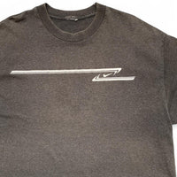 Nike Vintage y2k Grey and White T Shirt (L)