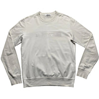 Stone Island Marina Vintage Cream White Long Sleeve Thin Jumper (XL)